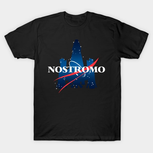 Nostromo //Xenomorph Weyland Corp Ripley Mashup Classic Horror Movie T-Shirt by leepianti